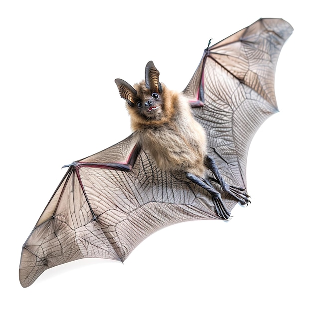 A bat in white background Job ID ad8423f89b4045f489c4ba9cd9b44f2a