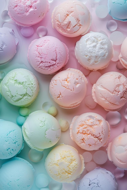 Bath bomb wallpaper in pastel colors