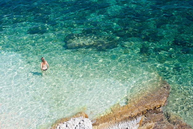 Bathers, Agia Efimia sea Kefalonia