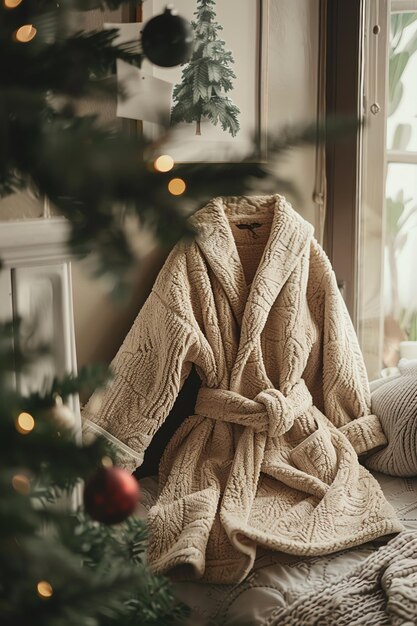 Bathrobe cottagecore christmas