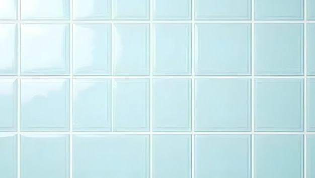 Photo bathroom tile texture with reflective glazed light blue tiles and white speckles