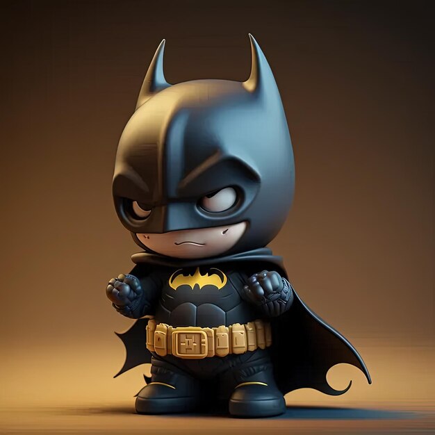 Photo a batman figurine sitting on top of a table