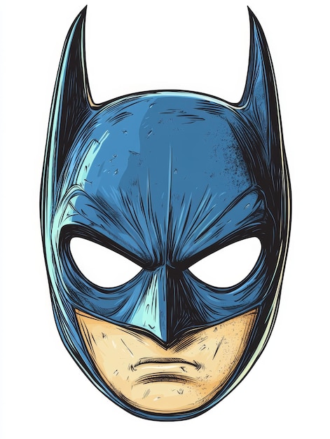 Photo batman mask illustration