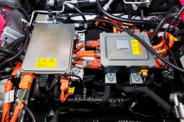 Battery pack in EV electronic car Motor engine for vehicle car in future