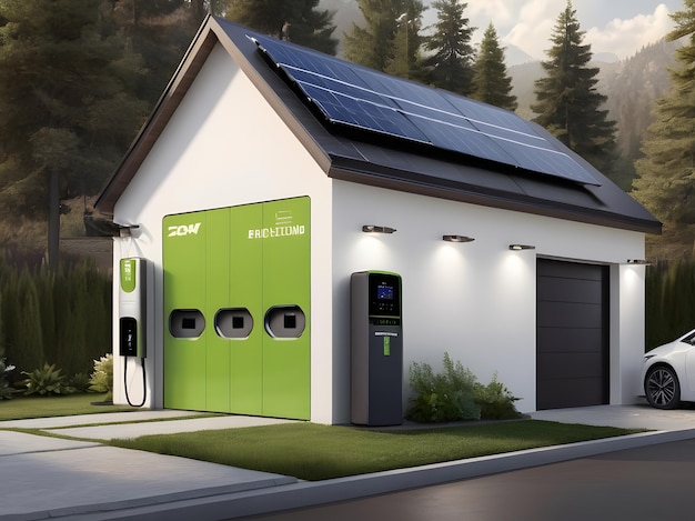 Battery Packs for Reliable and Sustainable Energy in Garage Setup Generative AI