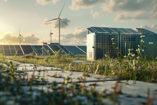 Battery Storage System Near Photovoltaic Power Plant