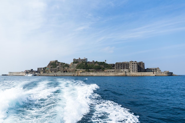 Battleship island in Japan