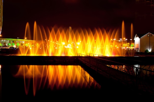 Batumi fountain show