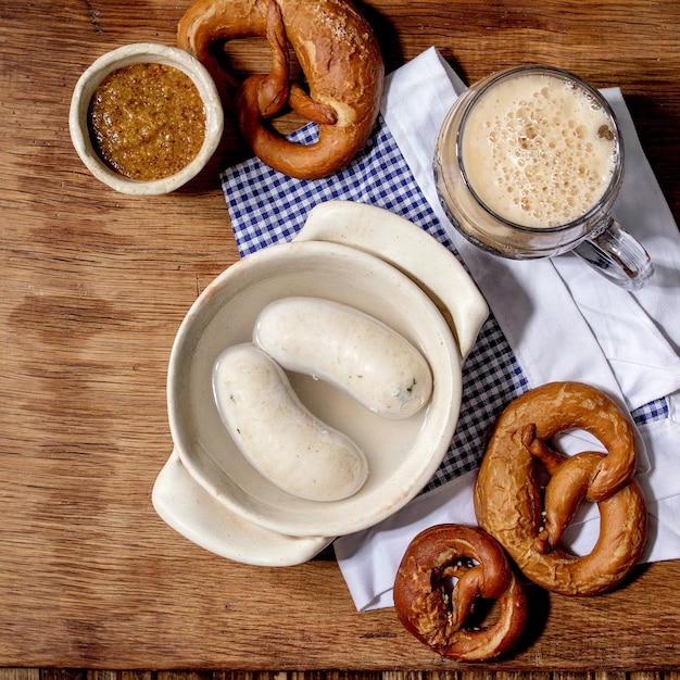 Bavarian traditional sausages