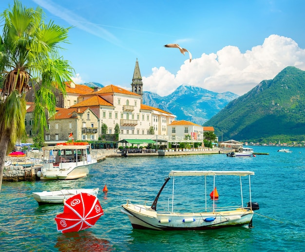 Bay of Kotor in summer