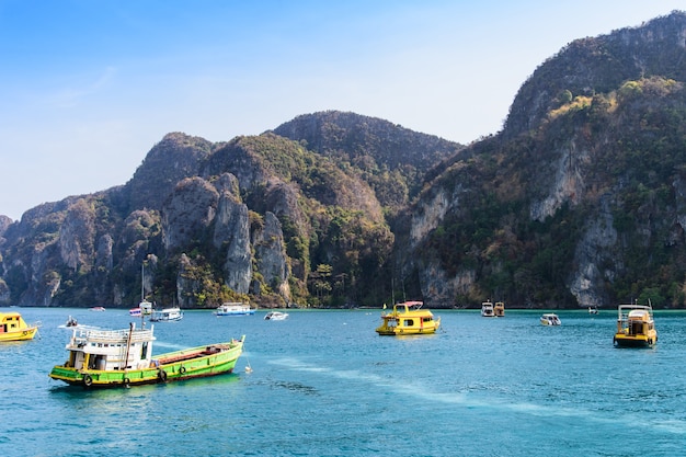 The bay in PP island, Thailand