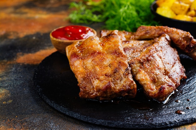 BBQ pork ribs