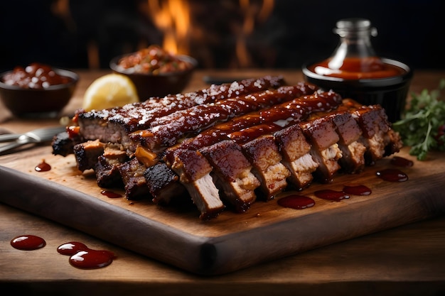 BBQ Ribs and Barbecue Sauce