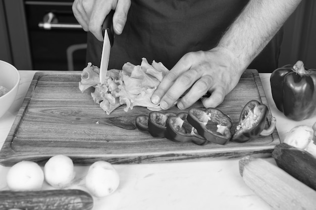 Be careful with knife Chef teaches how quickly chop vegetables Chop food safely and efficiently ensure that you use the right tools Learn how hold knife correctly and use right chopping technique