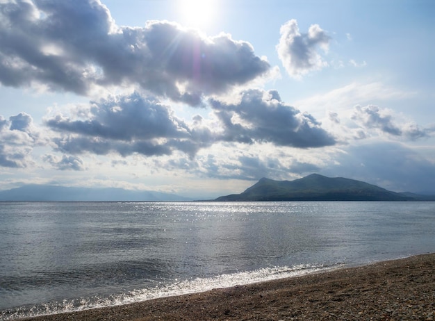 Beach on the Aegean Sea in Greece