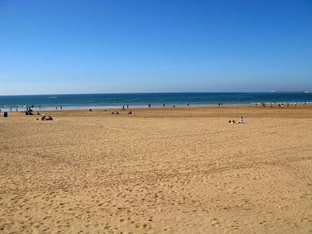 The beach in Agadir Morocco