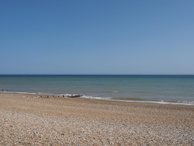 The beach in Bexhill on Sea