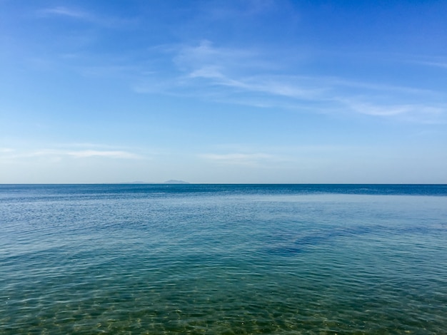 Beach and blue sky