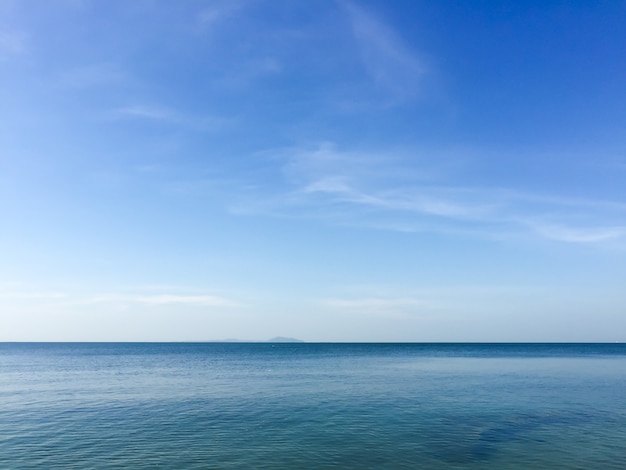 Beach and blue sky