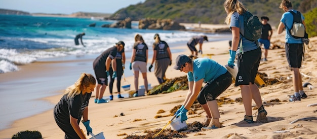 Beach Cleanup Volunteers