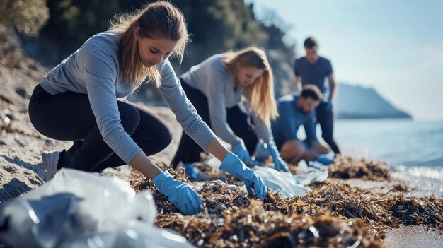 Beach Cleanup Volunteers