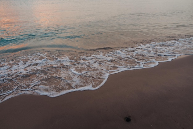 Beach on the island in the early morning