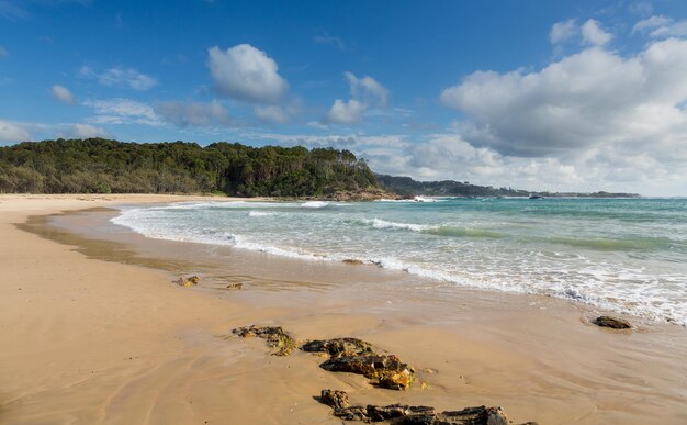 Beach just north of Coffs Harbour Australia