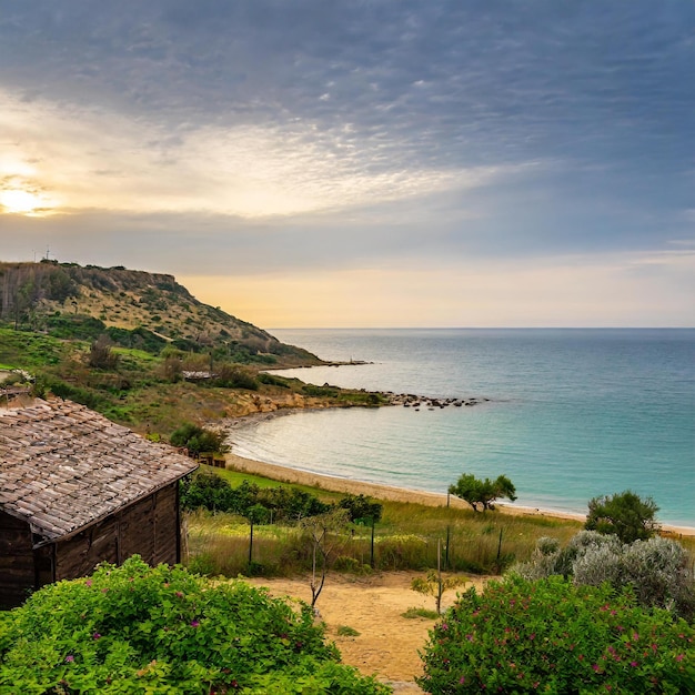 Beach landscape photo