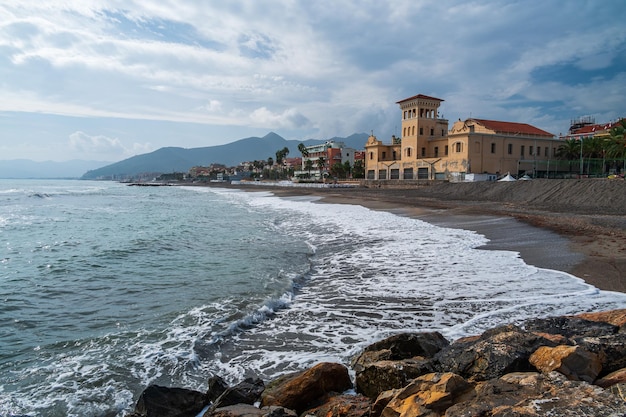 The beach of Loano