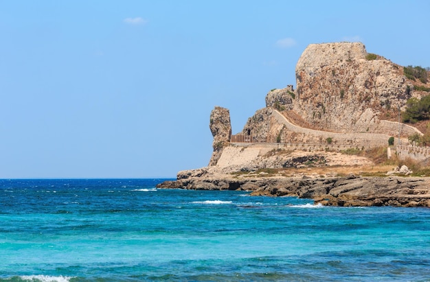 Beach Montagna Spaccata Salento Italy