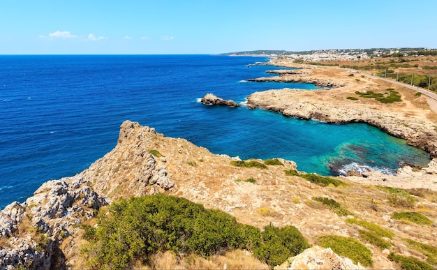 Beach Montagna Spaccata Salento Italy