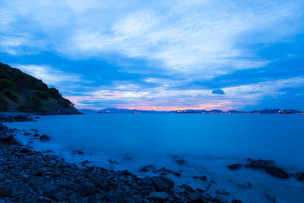 Beach in the morning.