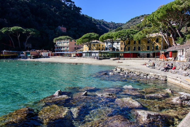 The beach of Paraggi