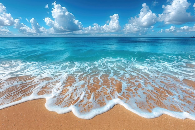 beach sand with ocean landscape professional photography