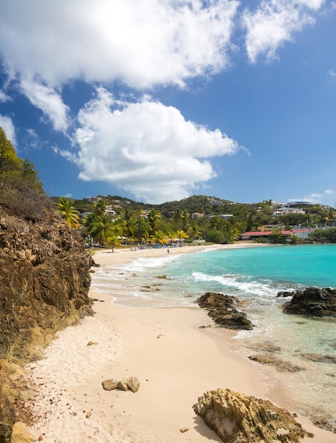 Beach scene St Thomas USVI