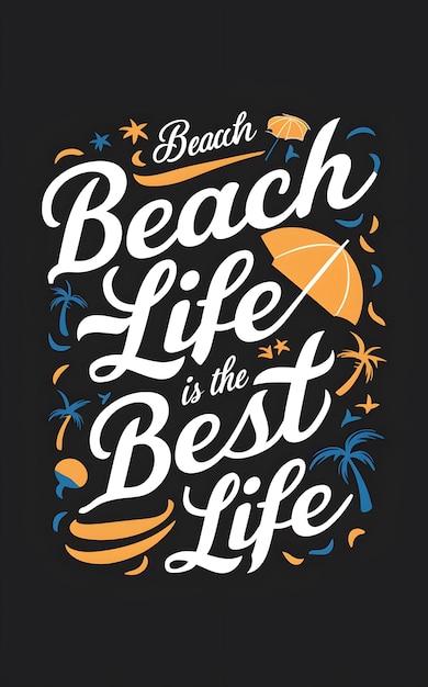 beach summer vector t shirt design