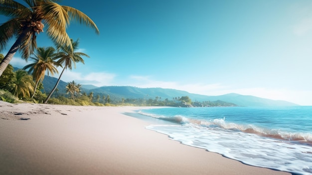 beach and tropical sea beach landscape