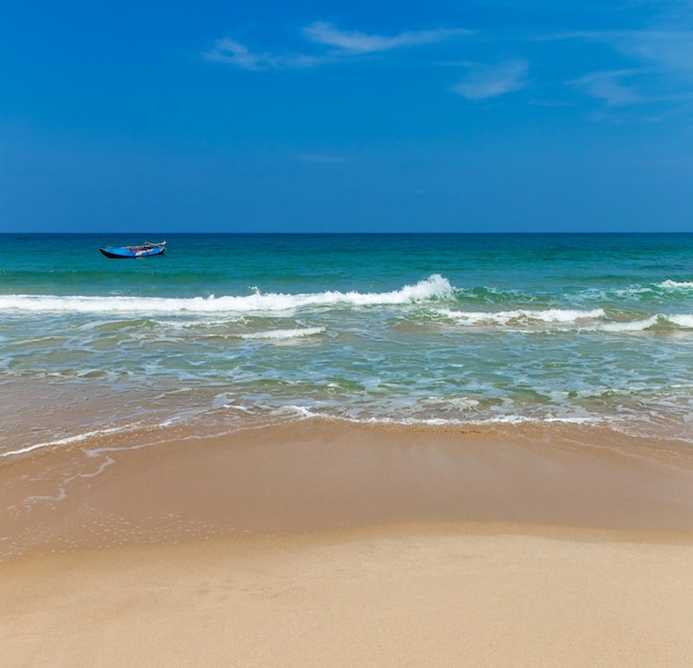 Beach and tropical sea