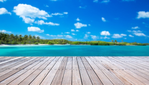 Beach and tropical sea