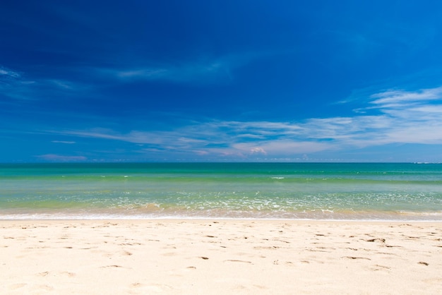 Beach and tropical sea