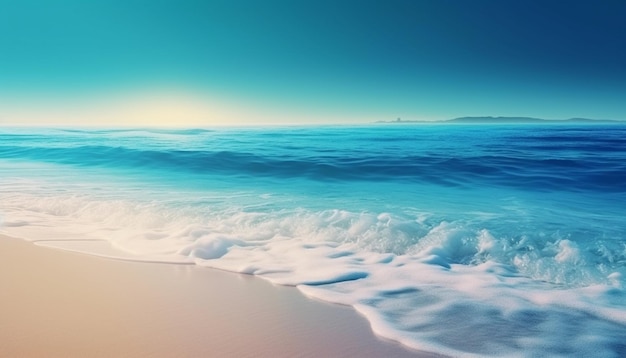 The beach wallpapers are in the style of the sea