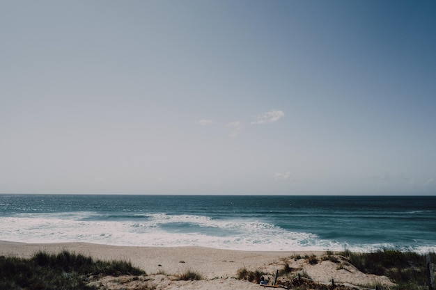 beach on winter