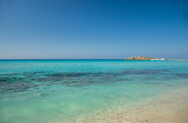 Beach with crystal clear water