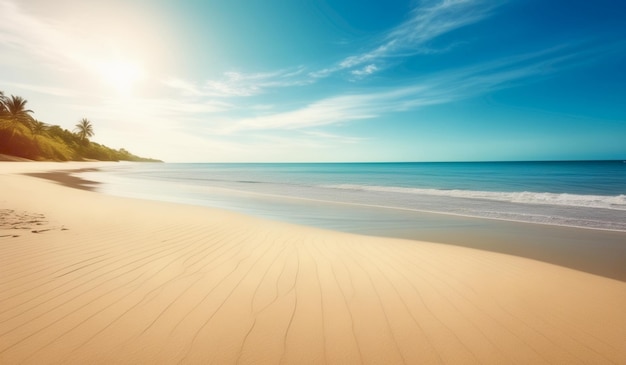 a beach with a sand dune and a sky with a beach in the background