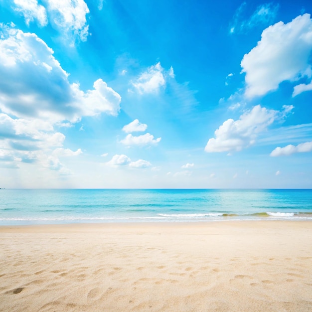 a beach with a sky that has clouds in it