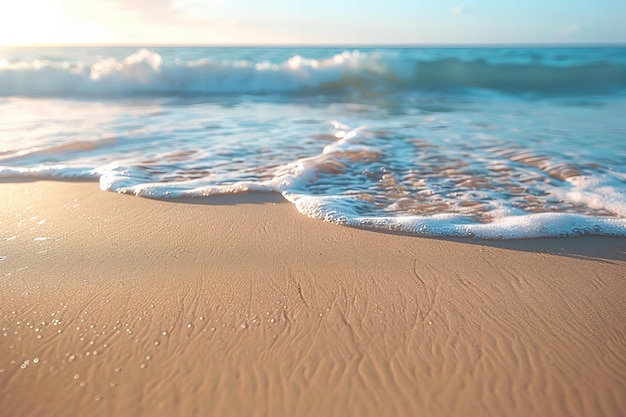 a beach with a wave crashing on it