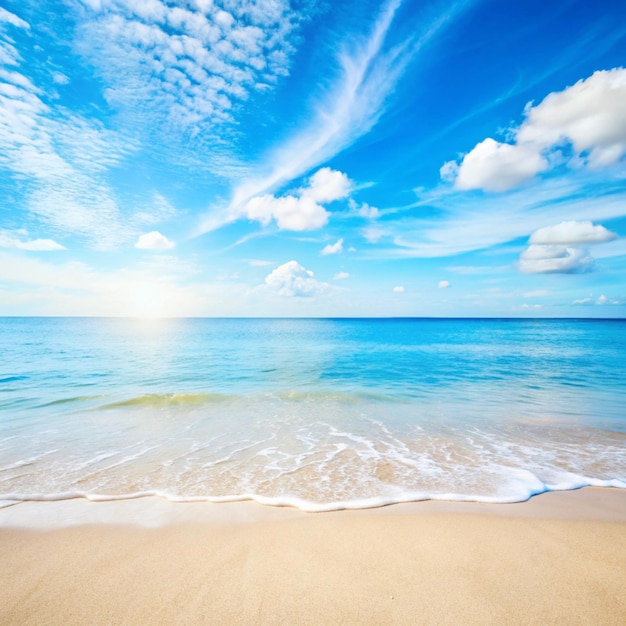 Photo a beach with a wave that is coming in to the shore