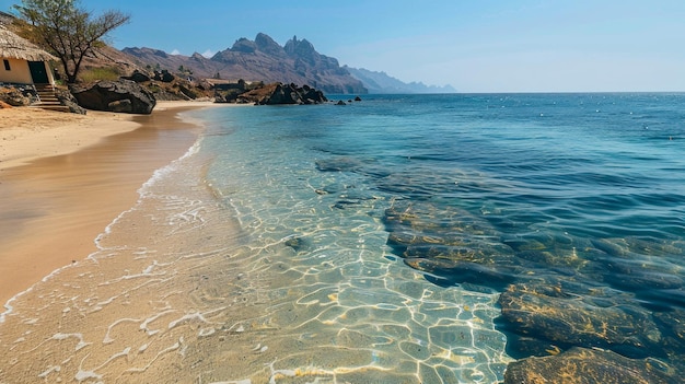 a beach with a wave that says quot sea quot on it