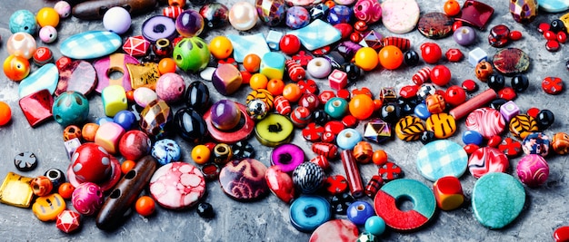 Beads or colorful beads