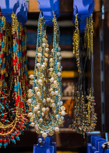 Beads of necklace various type and color